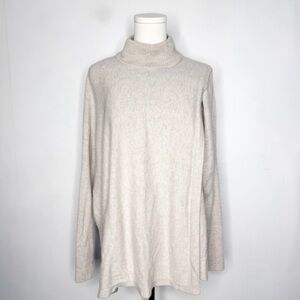 Pure Cashmere Women’s Mock Neck Wrap Sweater Size 12